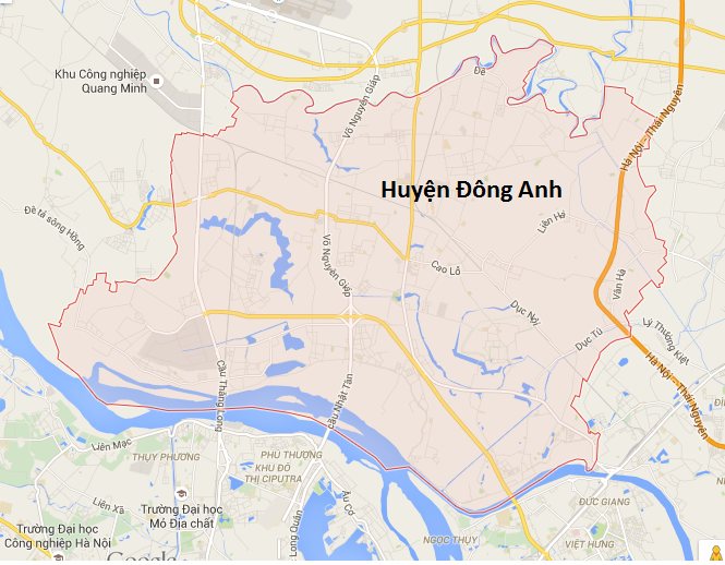 ban do quy hoach dong anh